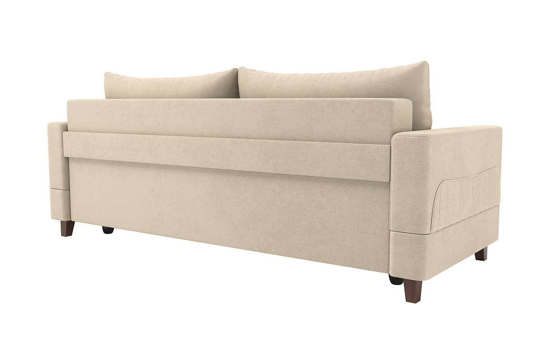 Диван - кровать ЕвроМагнат велюр тенерифе крем